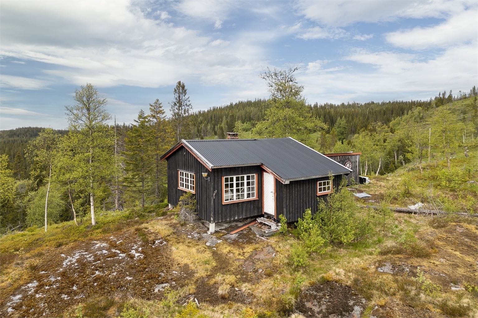 Hytta har behov for modernisering.