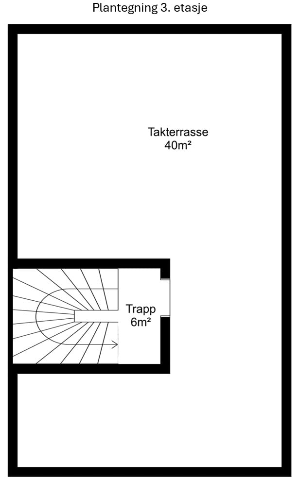Plantegning 3.etasje