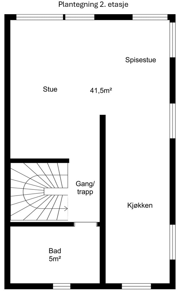 Plantegning 2.etasje
