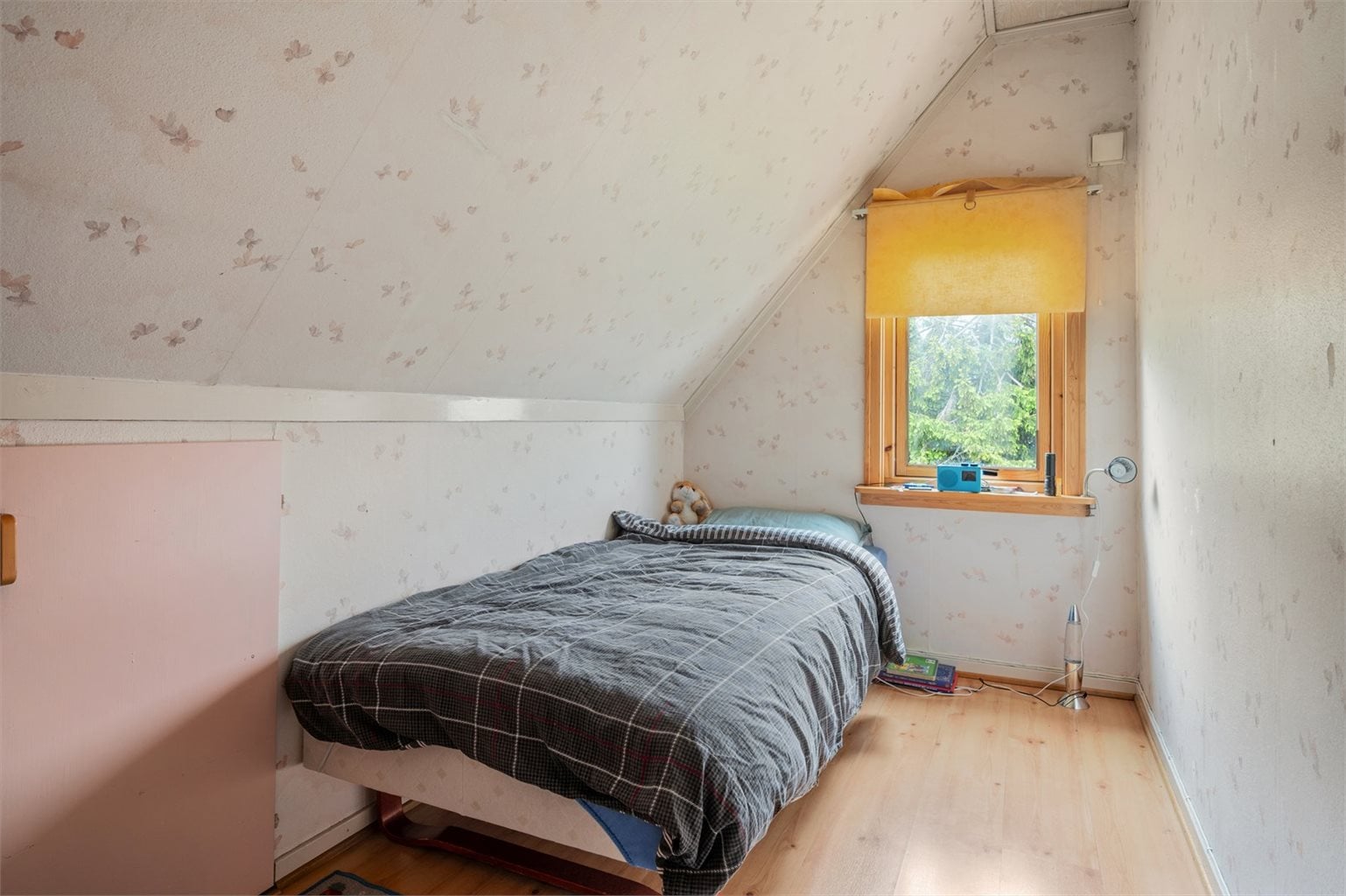 Utleiedelens andre soverom er på 7 m².