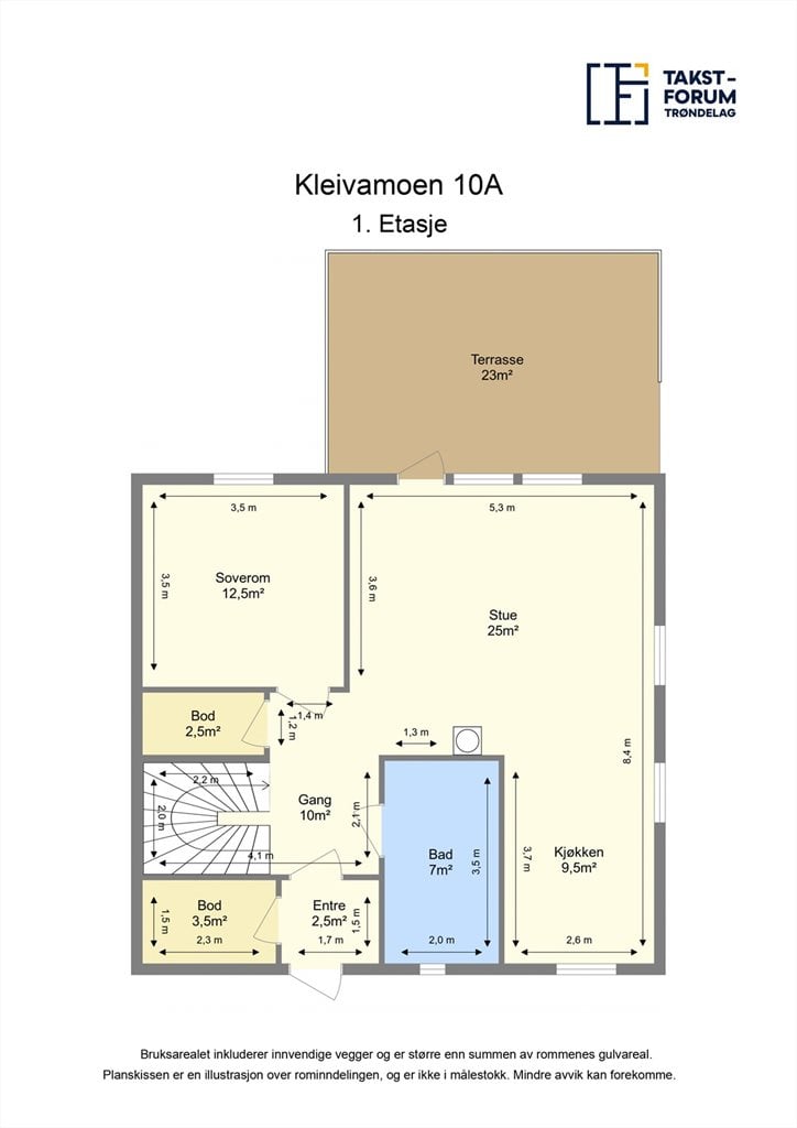Planskisse 1. etasje