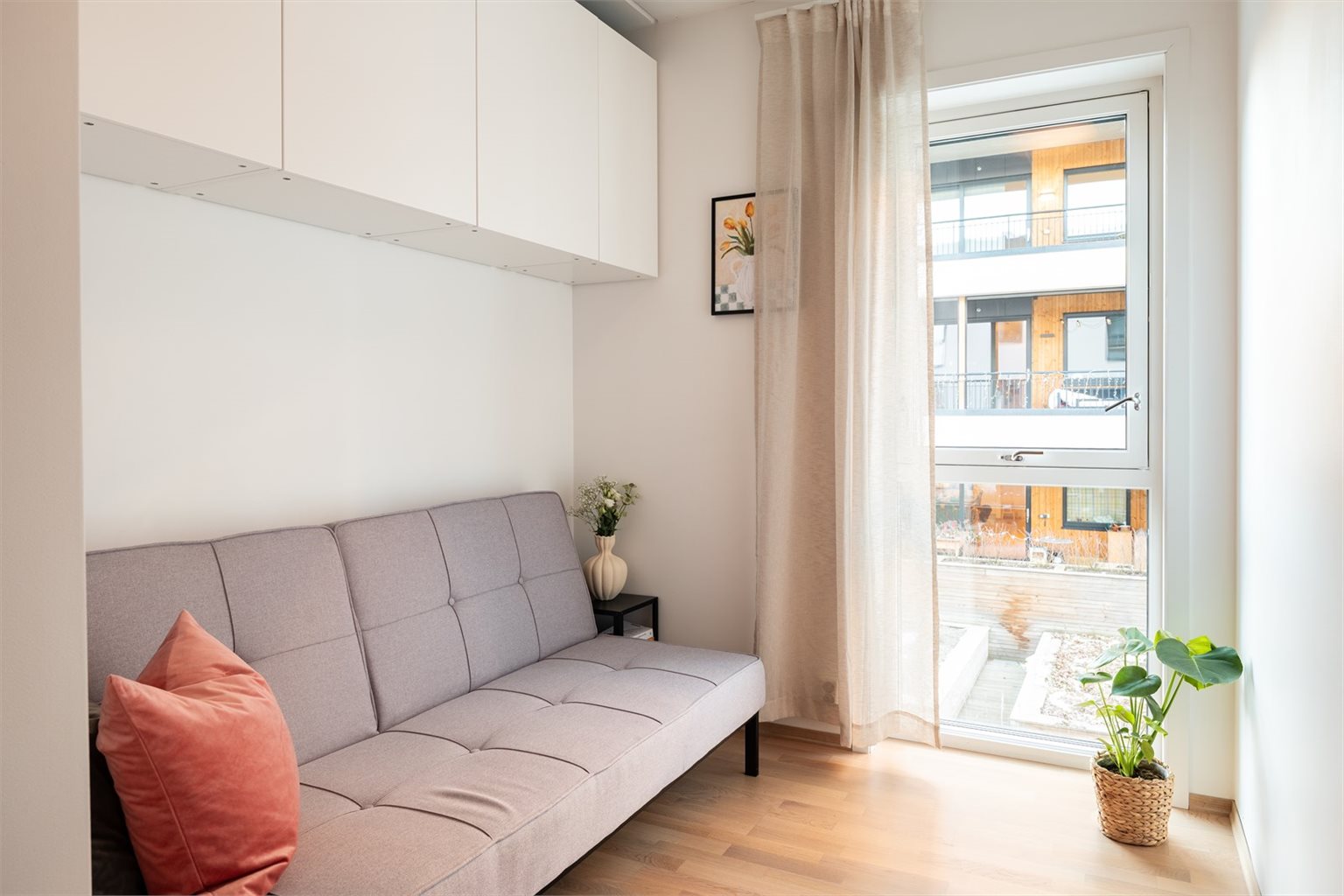 Leilighetens andre soverom er på 7,5m². 