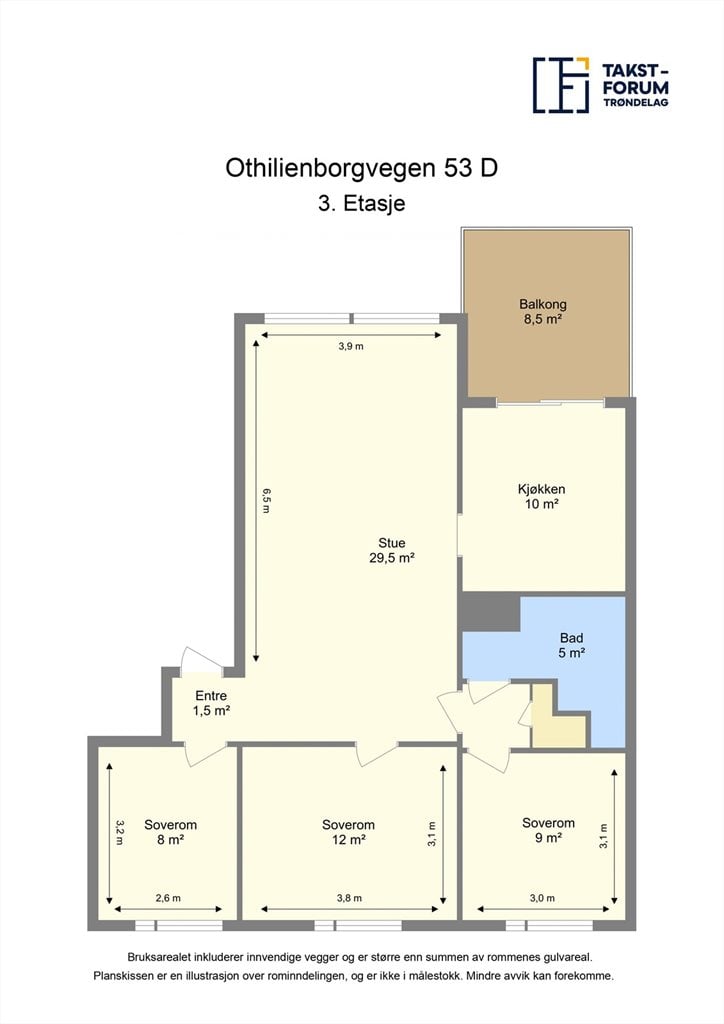 Planskisse 3. etasje