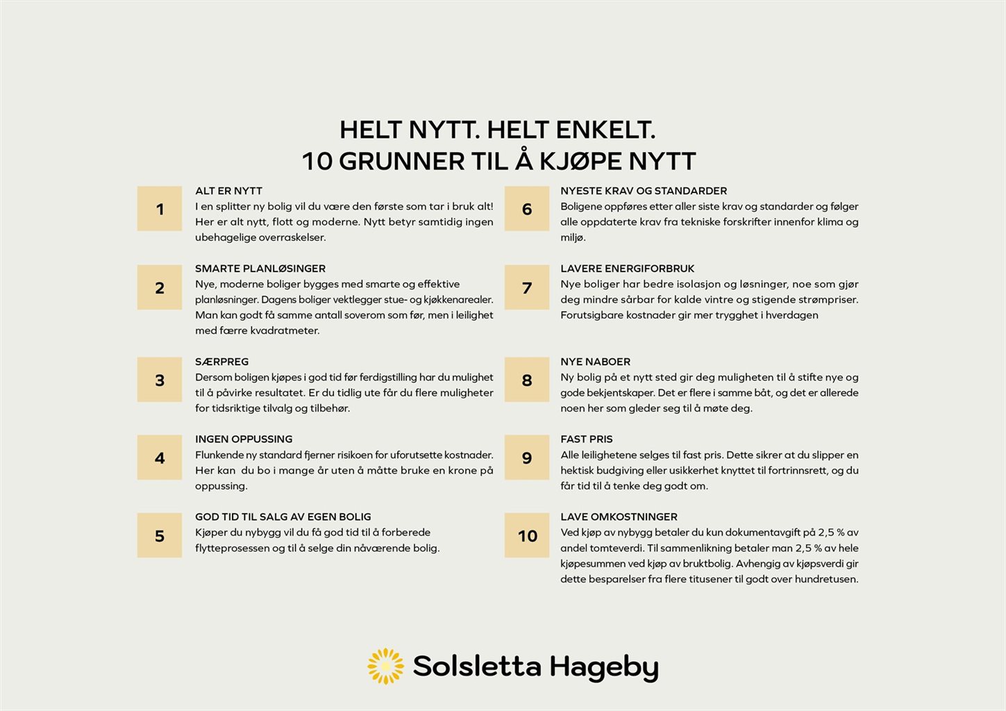 Fordeler med å kjøpe nybygg