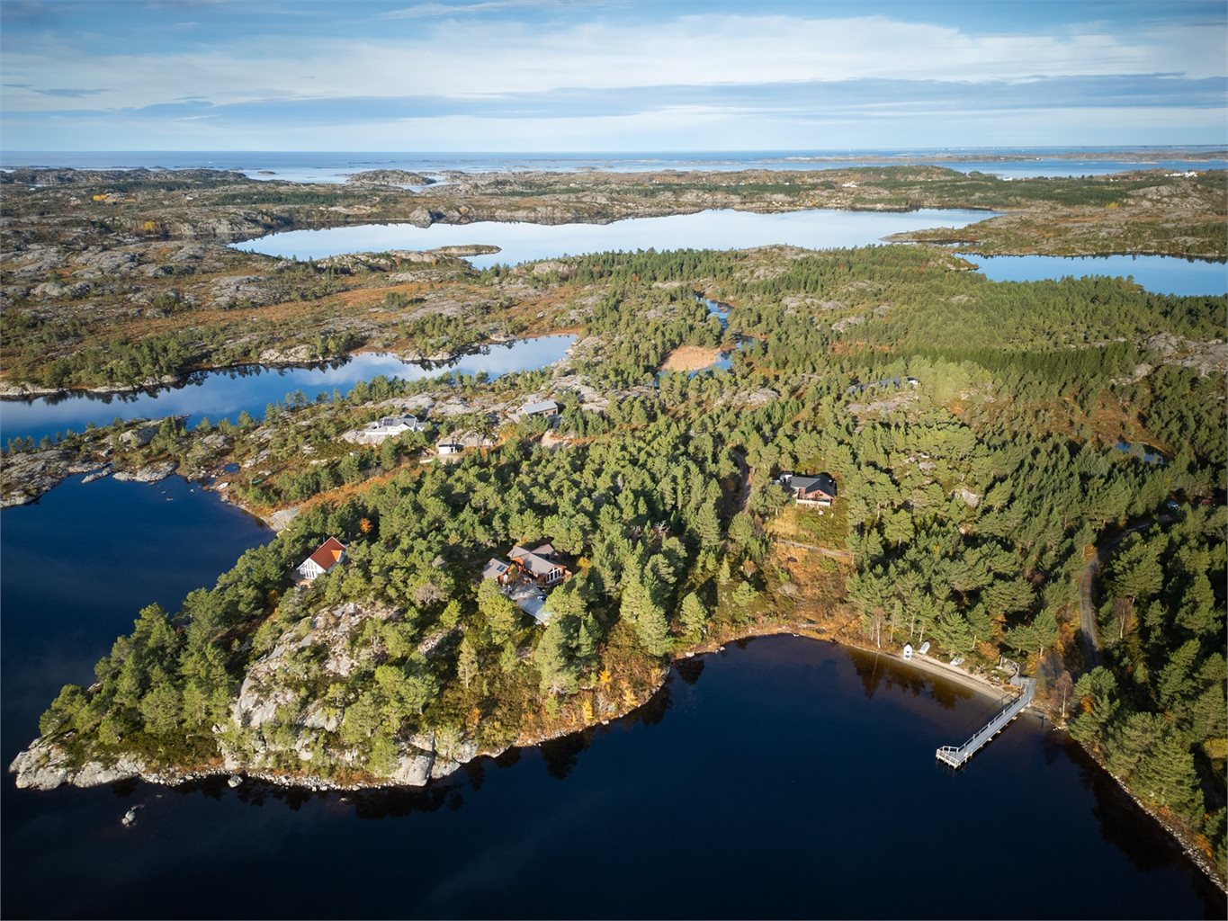 Her har man naturen som en av de nærmeste naboene