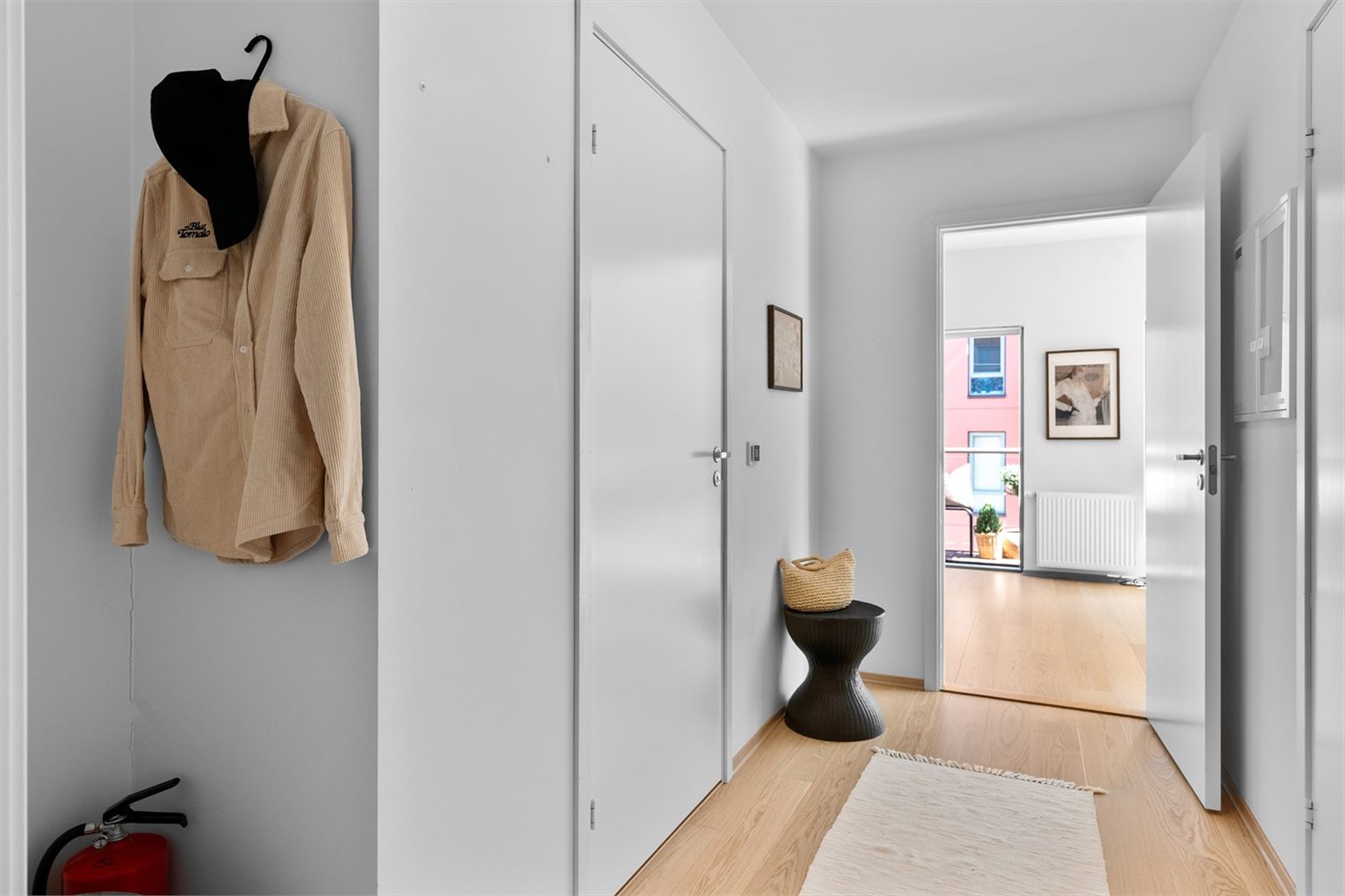 Entreen er på 5,5m².